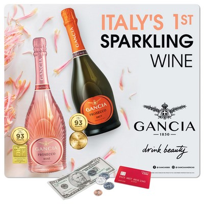 Vynex® Peel&Place® Ultra Thin Removable/Repositionable Counter Mat-16"x18"x.015"