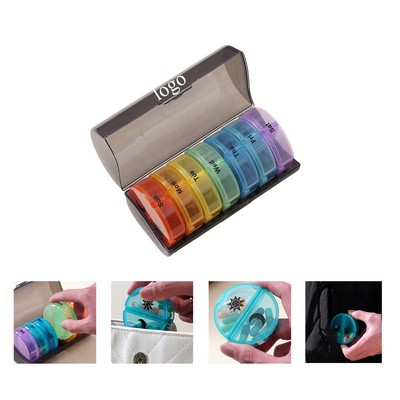 Weekly 7-Day 14 Grid Pill Organizer