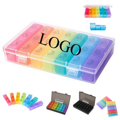 Weekly Pill Box 3 Times A Day