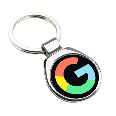 Premium Round Metal Keychain