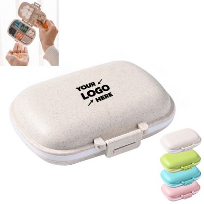 8 Compartments Travel Pill Box