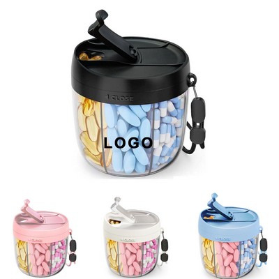 7 Large Slots Portable Pill Dispenser Organizer