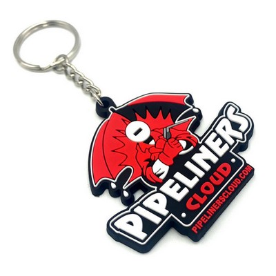 Custom PVC 3D Soft Rubber Keychain